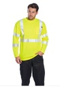 S191 Yellow Hi-Vis Long Sleeved T Shirt