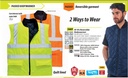 S469 HI-Vis Sleevless Yellow Jacket