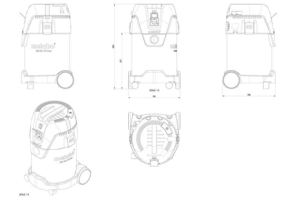ASA 30 L PC Inox All-Purpose Vacuum Cleaner