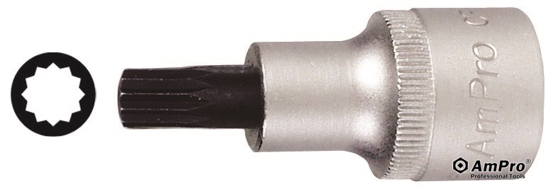 1/2" DR. X M6 - SPLINE BIT SOCKET 