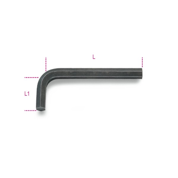 96 As9/64 Offset Hex Burnished Allen Key 