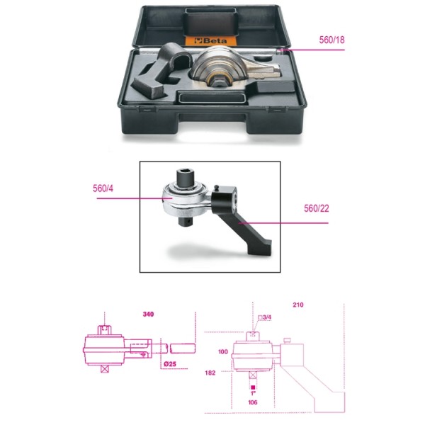 560 /C4+-560/4 + ACCESS. IN PLASTIC CASE 