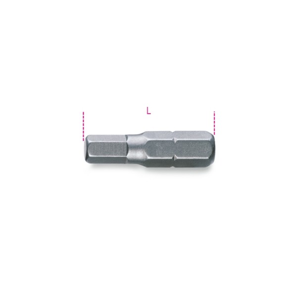 861-PE 6-1/4 HEX.TIP BITS-L25 