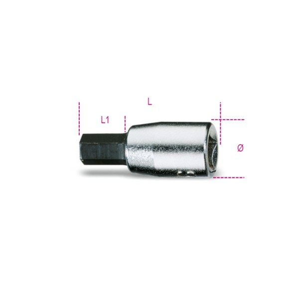 900 ME3-SOCKET DRIVERS X HEXAGON SCR 