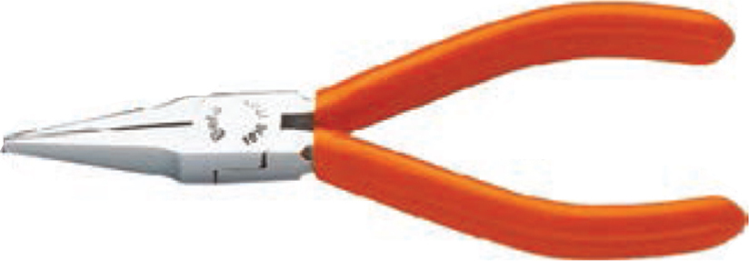 1016-130-FLAT NEEDLE NOSE PLIERS 130mm