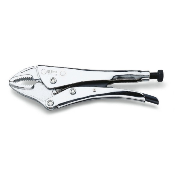 1052-Adjustable self LOCK GRIP PLIERS concave jaws 5.5"/140mm
