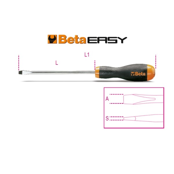 1201 6.5X100-SCREWDRIVERS SLOTTED HEAD 