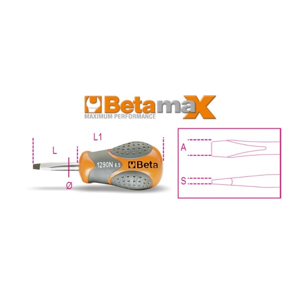 1290 N 4X30-STANDARD TIP SCREWDRIV. BX 