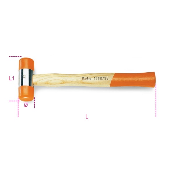 1390-28-SOFT FACED HAMMERS 