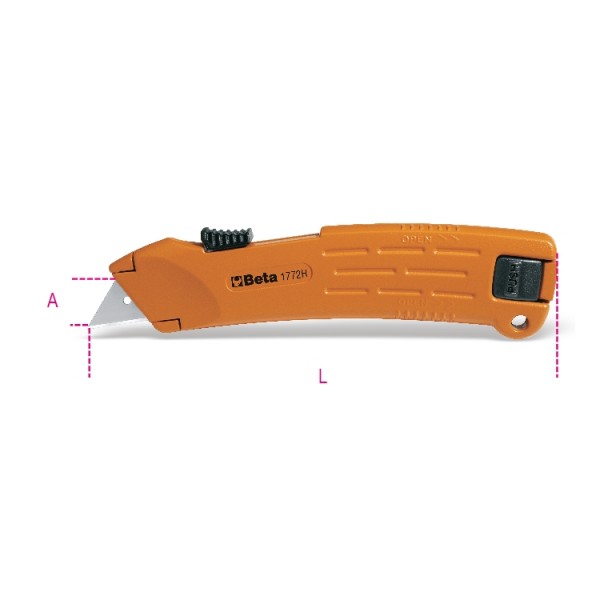 1772H-SAFETY UTILITY KNIFE 