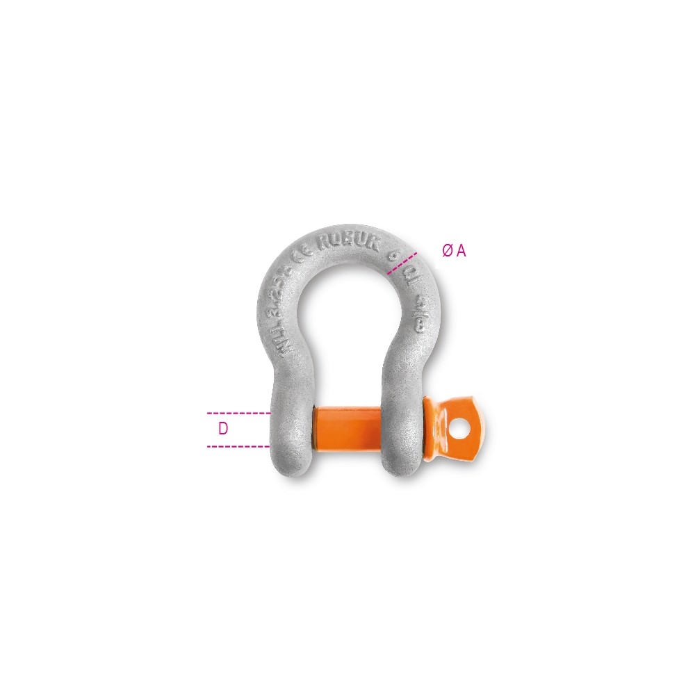 8029-13-BOW SHACKLE 1500 KG 