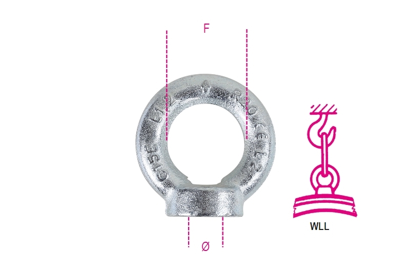 8042-Z M8-LIFTING EYEBOLTS DIN582 
