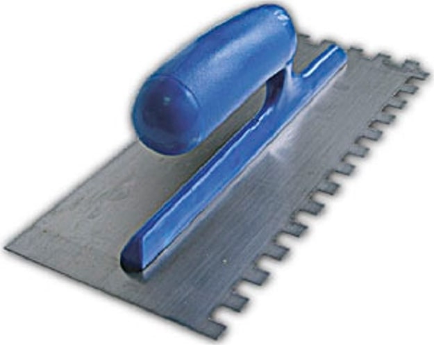 NOTCHED 6 X 6 PLASTERING TROWEL 