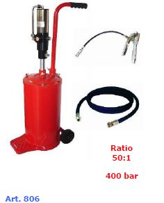 806 AIR Grease Pump with Drum 16 KG 