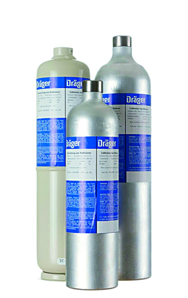 Draeger Test gas 60 L, H2S, CO, CO2, CH4, O2/N2