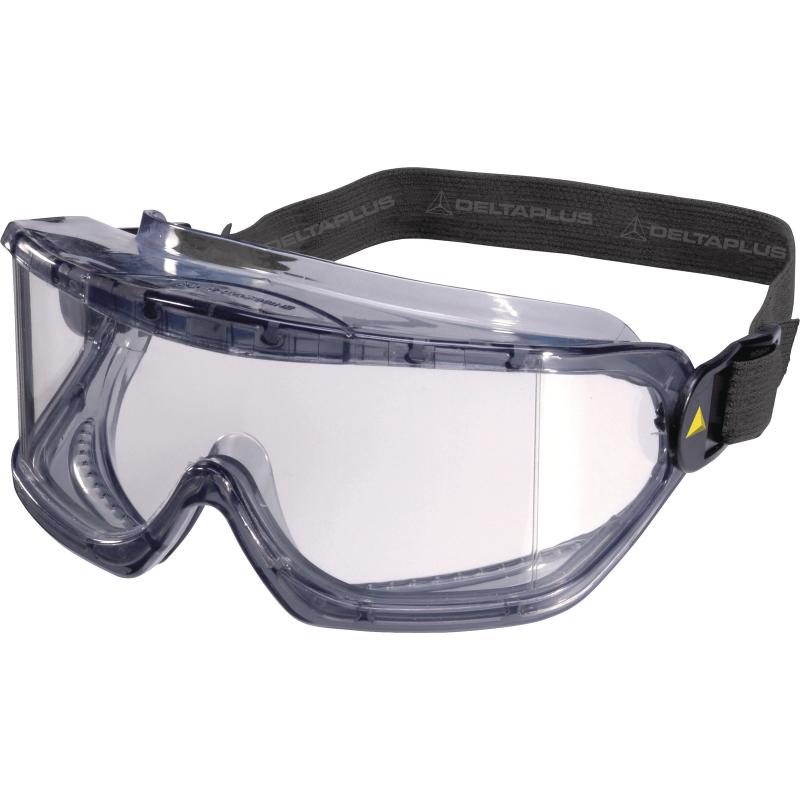 GALERAS Clear Polycarbonate Flexible PVC Goggles 
