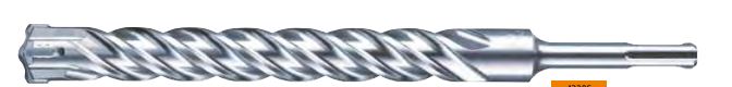 28X250 SDS-Plus Drill Bit  4-Head (Premium)