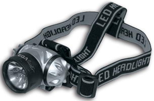 Head Light 9 LEDS 30-40 Lumens