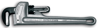 ALUMINIUM PIPE WRENCH 10" TITALUM 