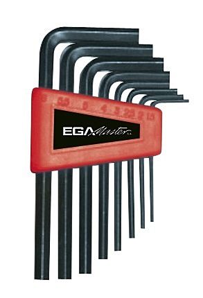 7Pc Hex Long Allen Key Set (2.5-10)Mm