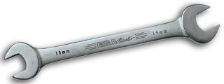 OPEN END WRENCH 16-17MM CHROME PLATING 