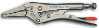 LOCK GRIPK PLIERS LONG NOSE JAWS 8.5"/2.15mm