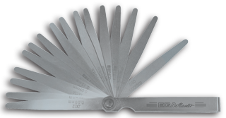 FEELER GAUGE 18 BLADES, 100MM, 0.05-1.0MM 