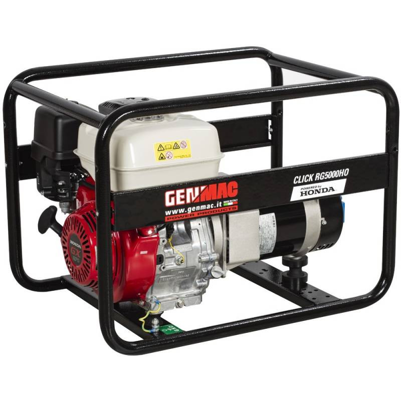 GENMAC CLICK RG5000HO 1PH Generator  Recoil Start