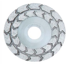 125mm DIAMOND CUP GRINDING WHEEL Alum Arrow Segment