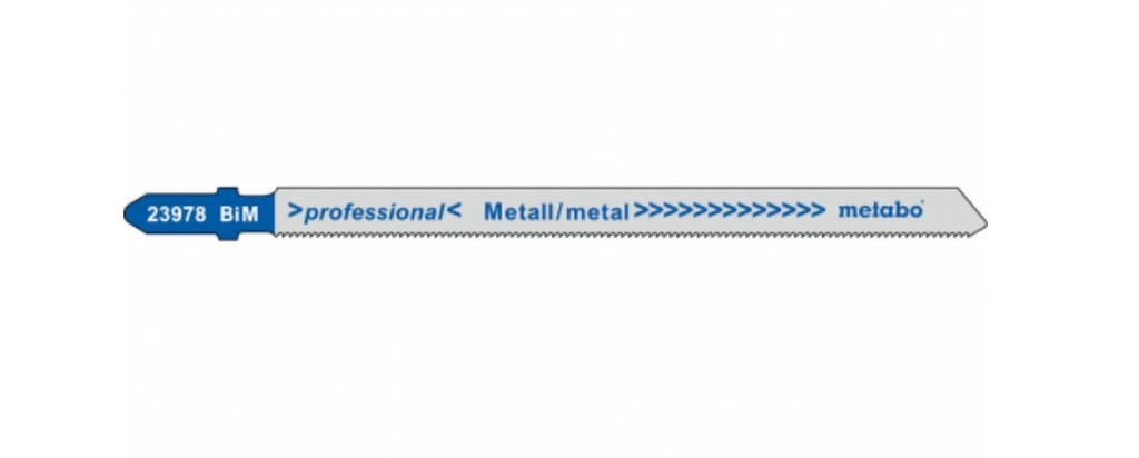 5 JIGSAW BLADES, METAL, PROFESS.106/1.1 MM 