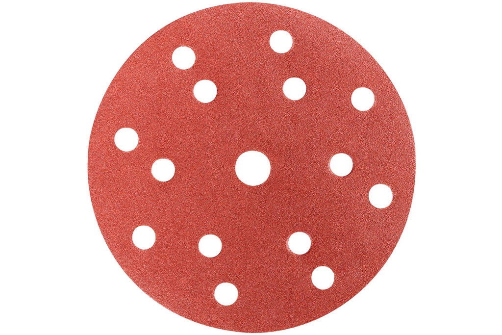 50 sanding discs 150mm P120 multihole w+m 