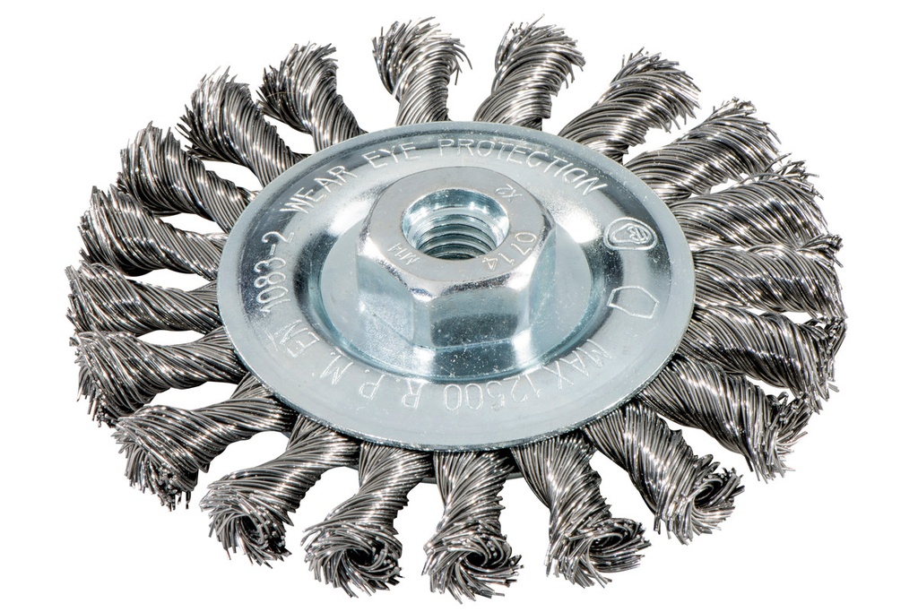 Steel wheel Wire Brush 115x0,5x12/M14