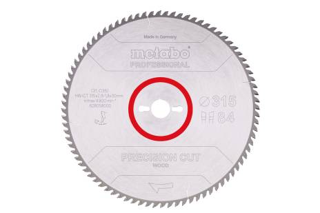 CIRCULAR SAW BLADE HW/CT 315 X 30, 84 WZ 10° 