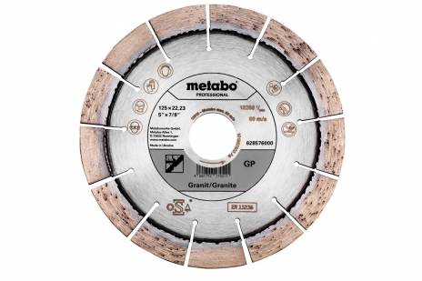 Granite Diamond Cutting Disc 125 x 22.23 mm (Professional) 15 Segments , GP