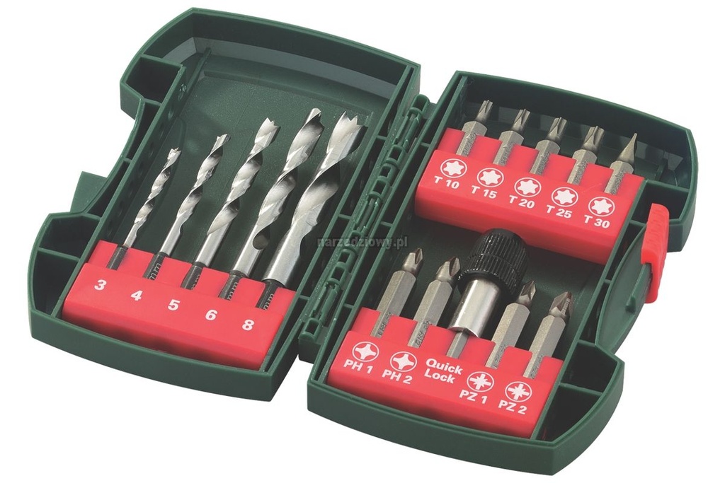 Bit- and Drill assortment II 15 pieces 