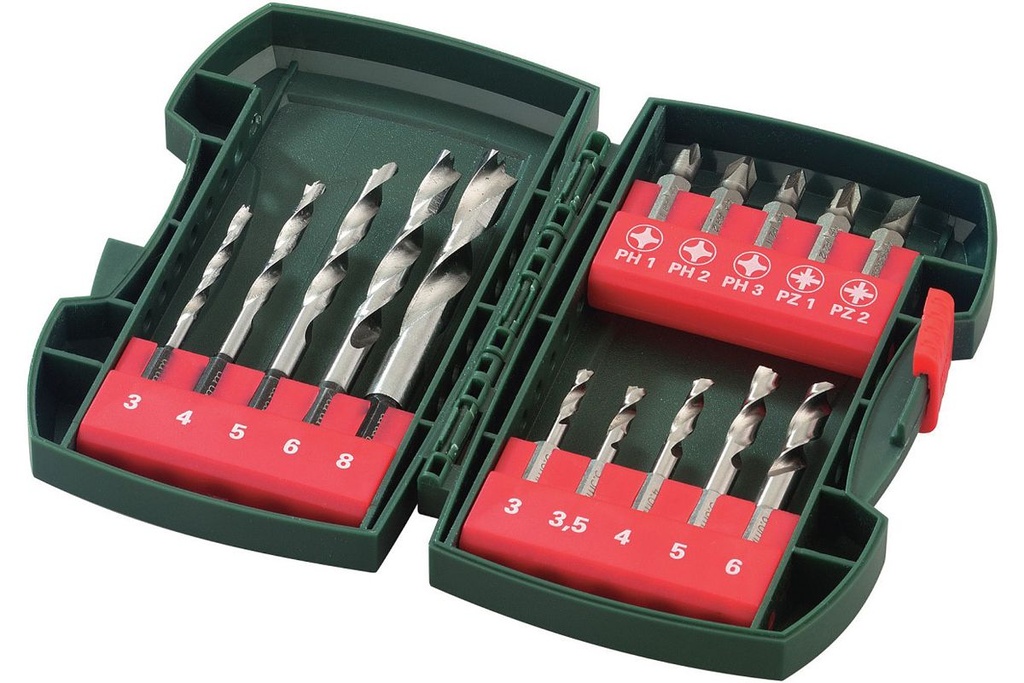 Bit-set and Drill-set 15 pieces