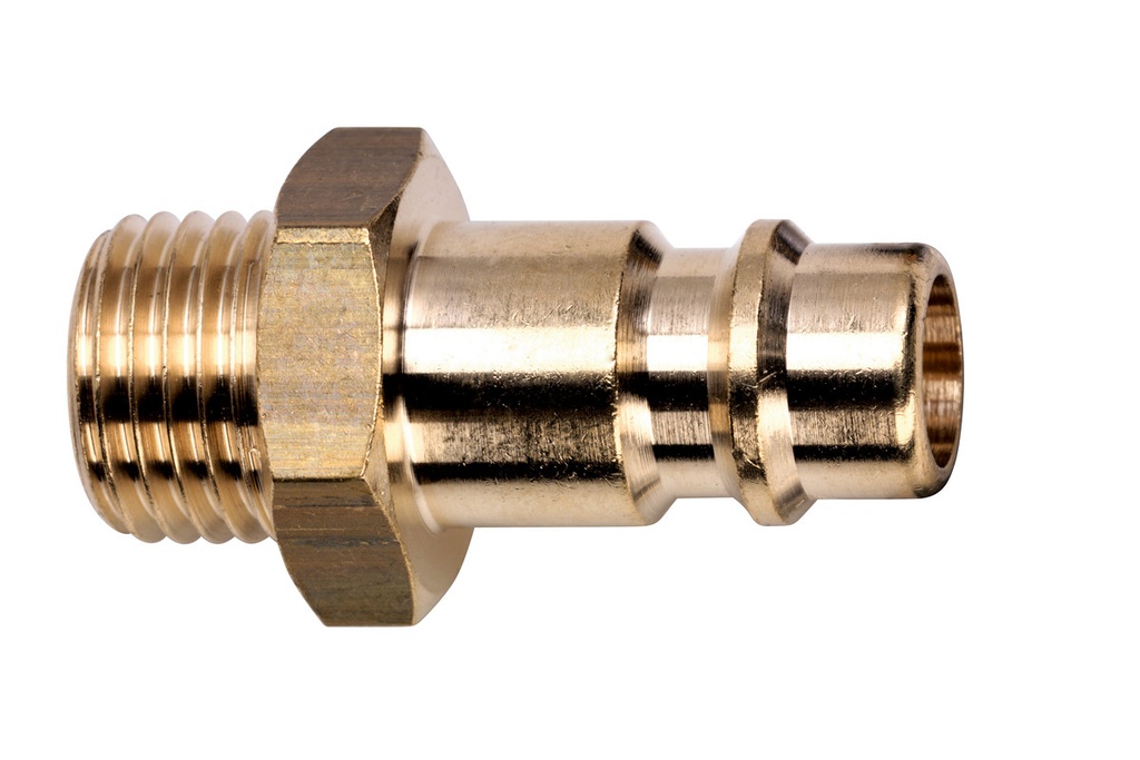 Thread plug-in nipple  Euro 1/4" AG  