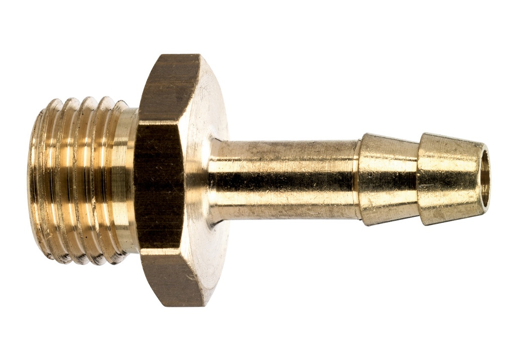 Hose nozzle 1/4" MThr x 6 mm 