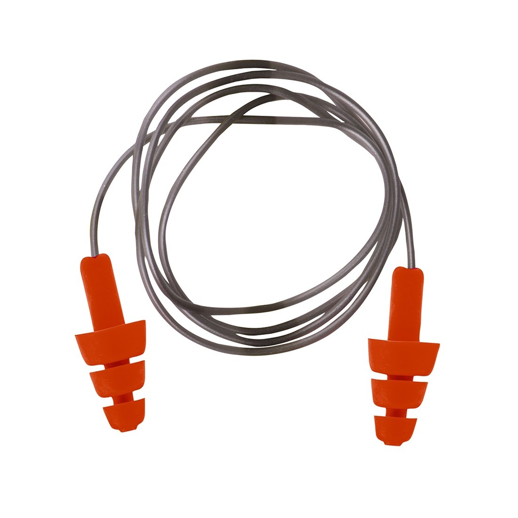 EP04 > Reusable Corded TPR Ear Plug ( 50 pairs) 