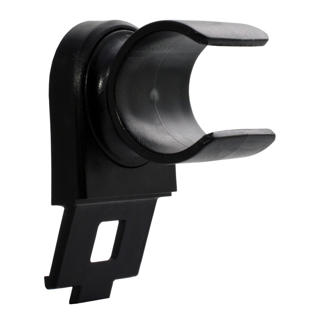 PA06BKR black Helmet Torch Clip 
