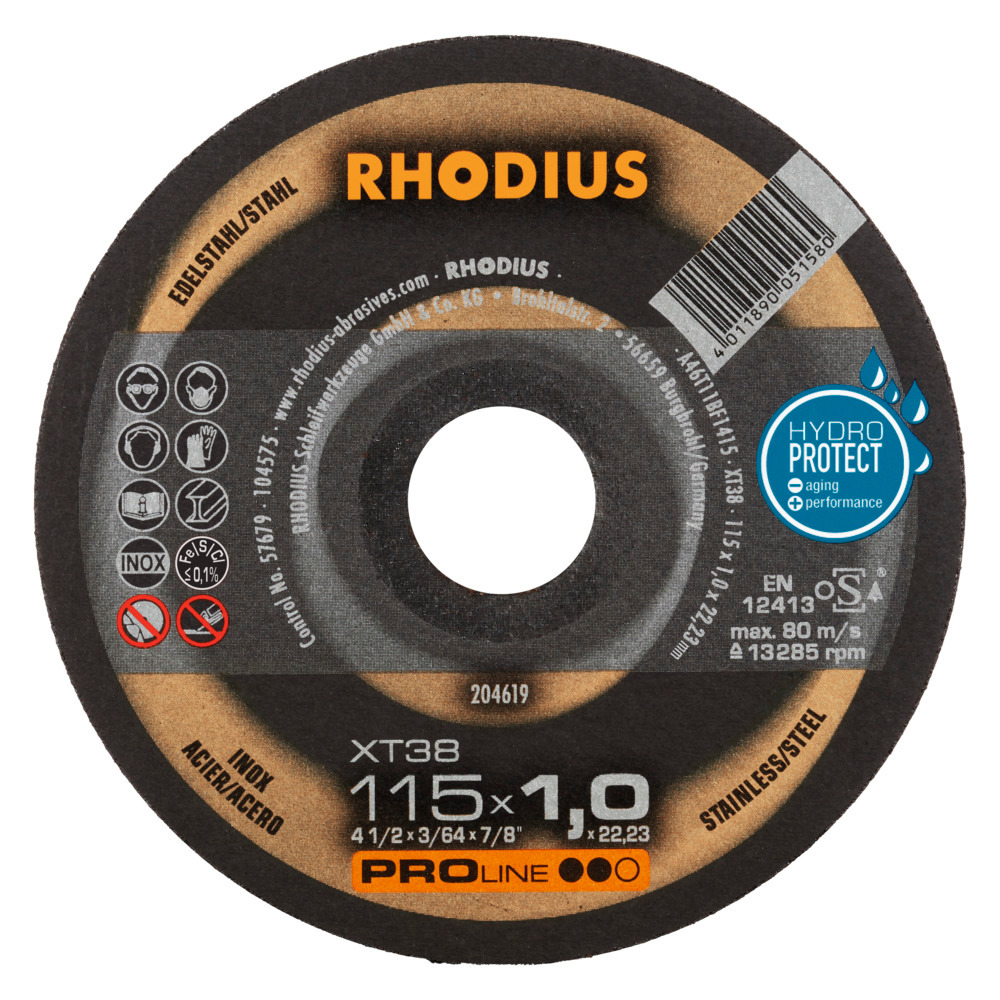 Inox Cutting Disc 180x1.5x22.23mm Flat T41 - PRO