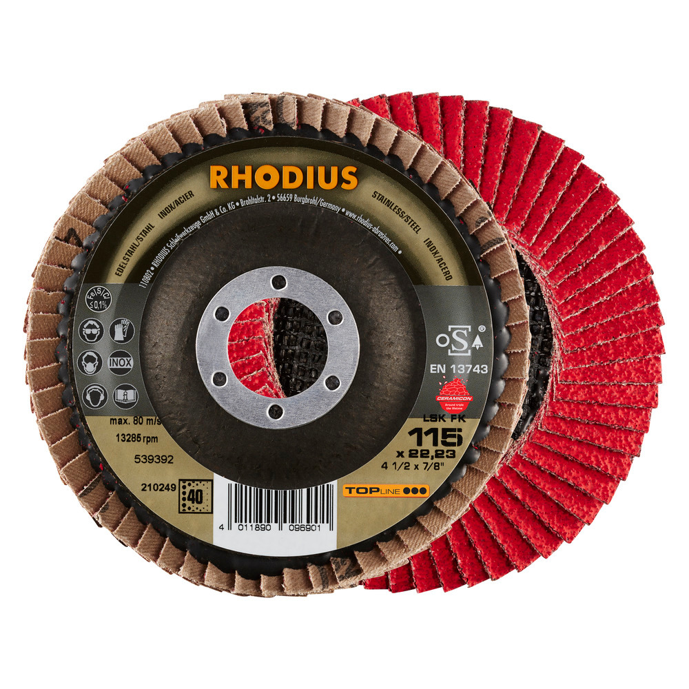 Inox Flap Disc 125 MM P40 LSK FK PRO