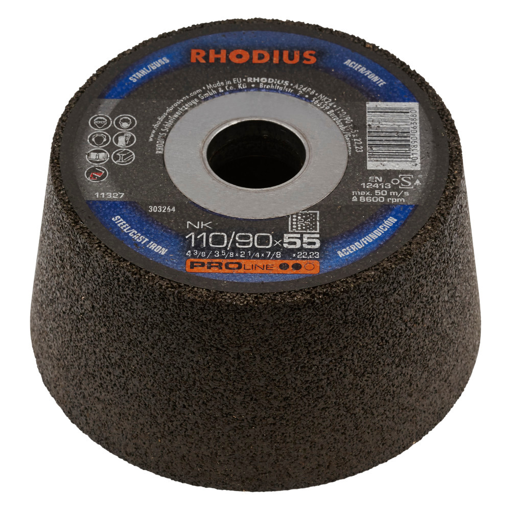Cup wheels NK 60 110/90 x 55 x 22,23 