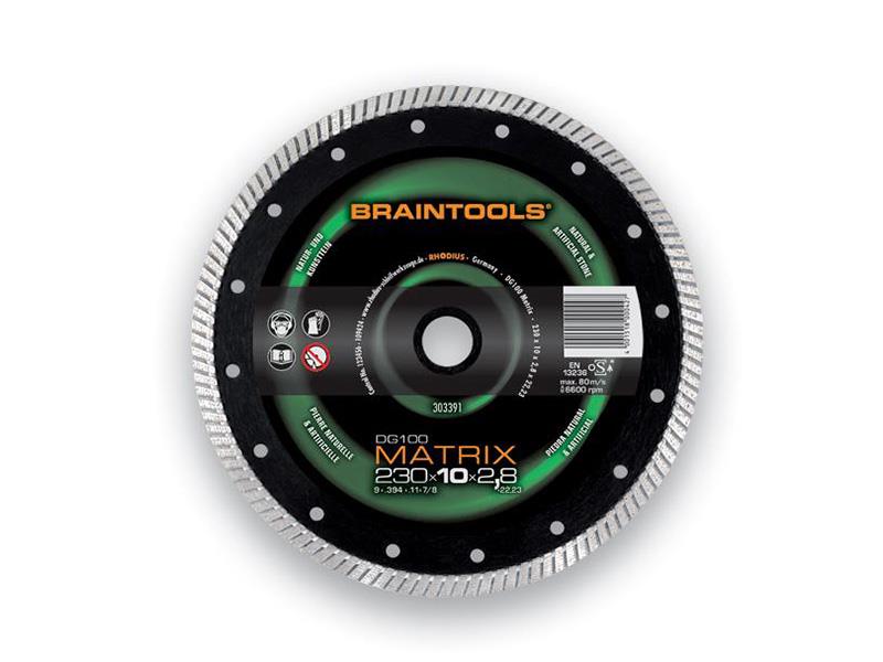 Stone Diamond Cutting Disc 125 x 22.23 mm Closed , DG100
