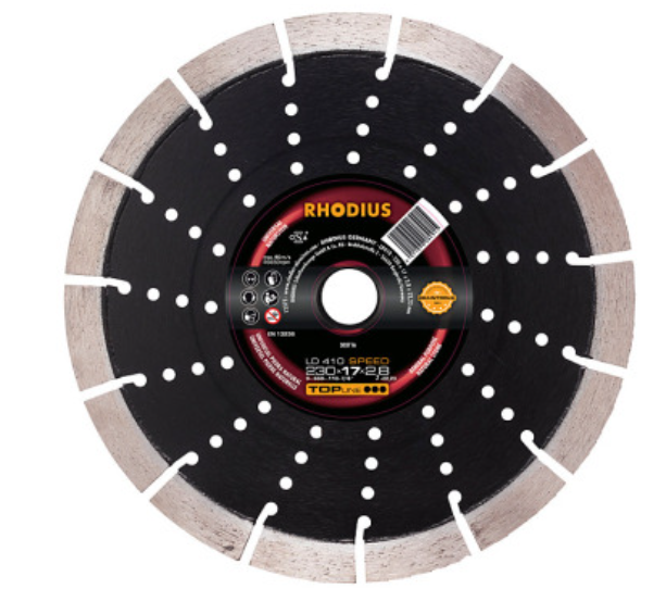 Granite Diamond Cutting Disc 300 x 25.40 mm (Top-Line) 19 Segments ,Turbo, LD410