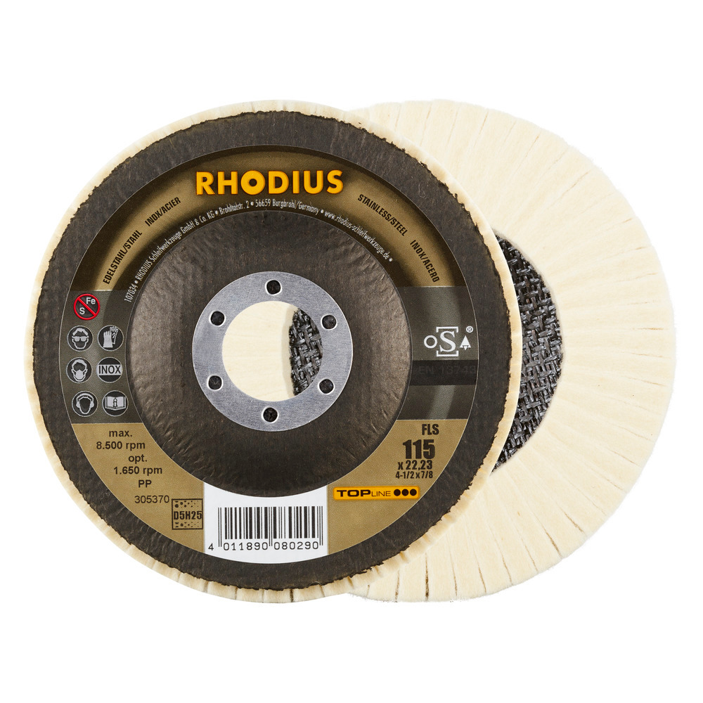FLS 125x22,23 Felt Polishing Disc H40 