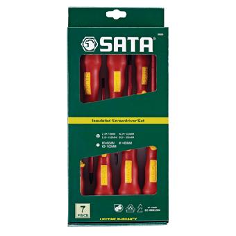set 7Pc Slotted,Philips Screwdriver VDE Insulated 1000V