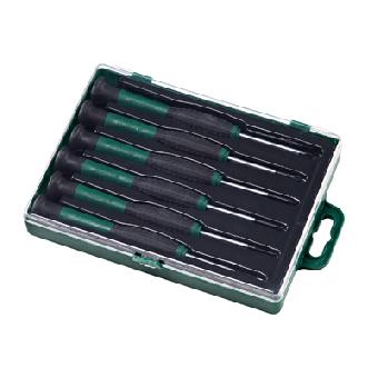 Precision Screwdriver Set 6Pc, Slotted, Philips 