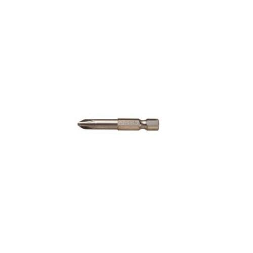 5Pc. 1/4" Hex Shank Bits, 50mm Length, Phillips #2