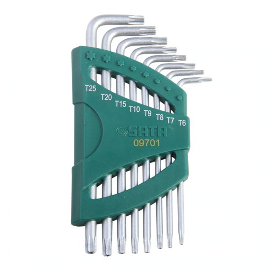 8Pc Offset Star Allen Key Set (T6-T25)